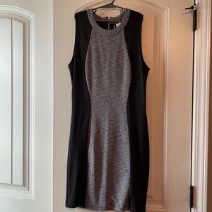 Black and gray dress